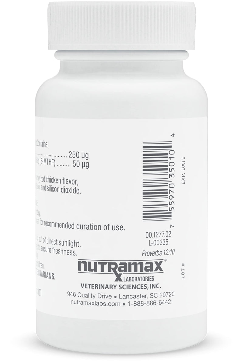 Nutramax Cobalequin B12 Supplement - for Cats and Small Dogs, 45 Chewable Tablets - PawsPlanet Australia