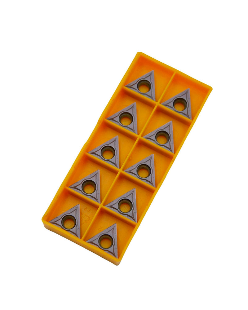 10PCS TCMT32.51 TCMT16T304 Hard Alloy Blade Processing Steel Parts, Stainless Steel, High Temperature Alloy 10pcs TCMT32.51 TCMT16T304 grey