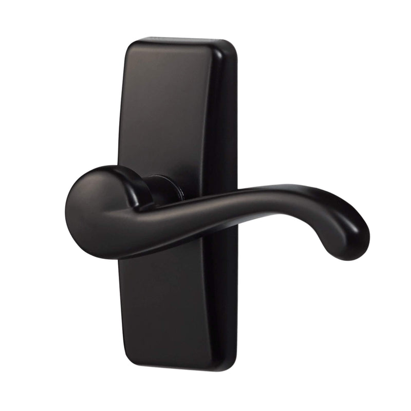 Ideal Security GL Lever Handle Set for Storm Doors and Screen Doors, Storm Door Handle Replacement, Screen Door Handle, Matte Black
