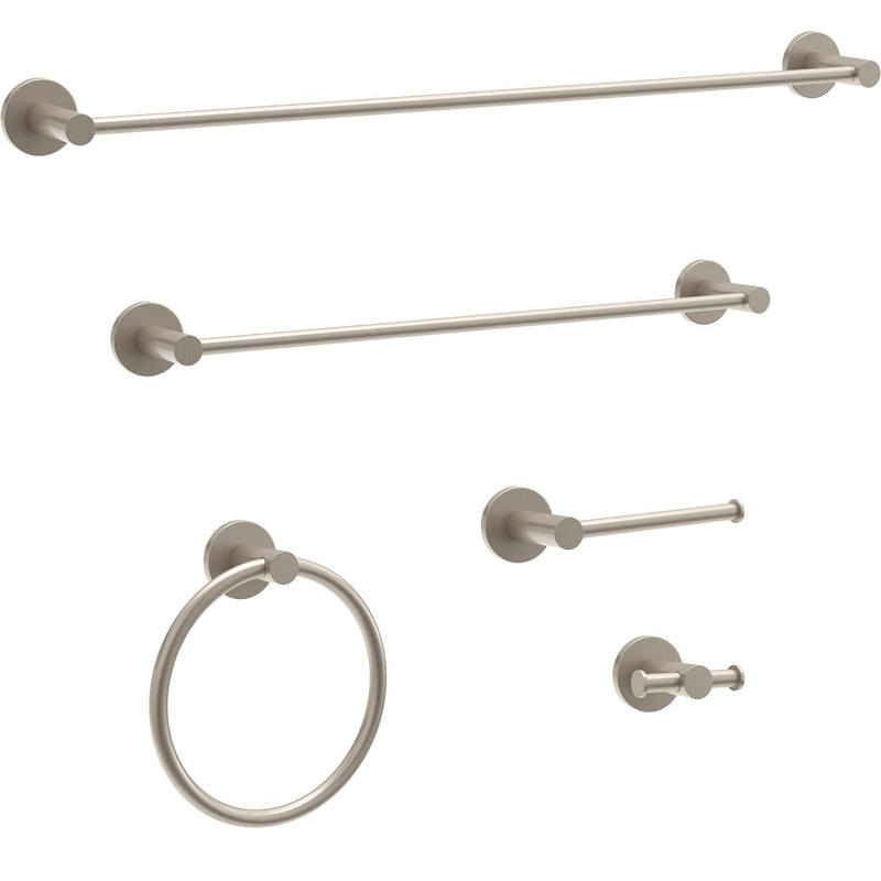 Peerless PA547-BN Precept Double Towel Hook, SpotShield Brushed Nickel (Pack of 6)