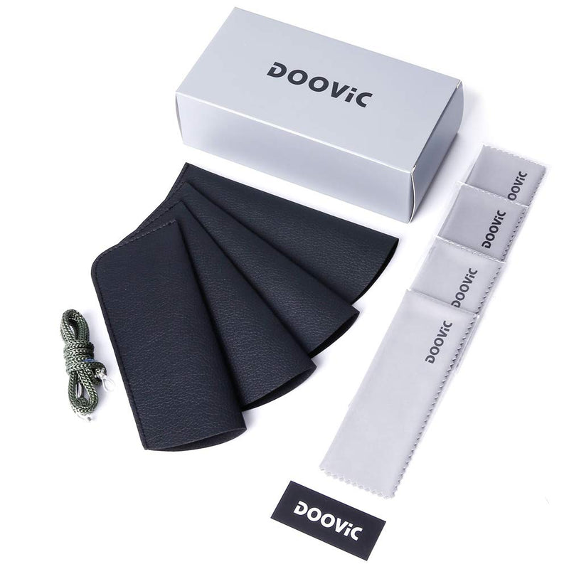 DOOViC Computer Reading Glasses Blue Light Blocking TR90 Frame Lightweight Flexible Readers for Women Men,4 Pack 4 Pack Mix Color 2.25 x