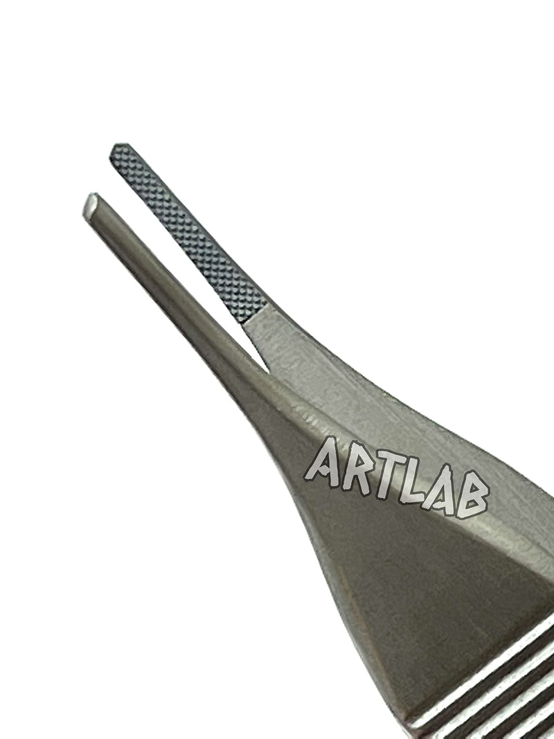 Premium German Stainless Tungsten Carbide TIP ADSON Forceps Tissue 1X2 Teeth ADSON Brown Forceps ADSON Dressing Forceps 4.75" Veterinary Instruments (ADSON DRESSING FORCEP) ADSON DRESSING FORCEP