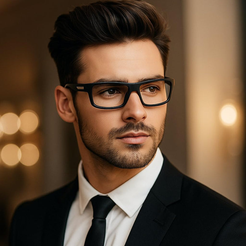 Wraparound full lens Safety Glasses with Readers photochromic Sport Magnifying Safety Reading Goggles for Men Women Black 2 x