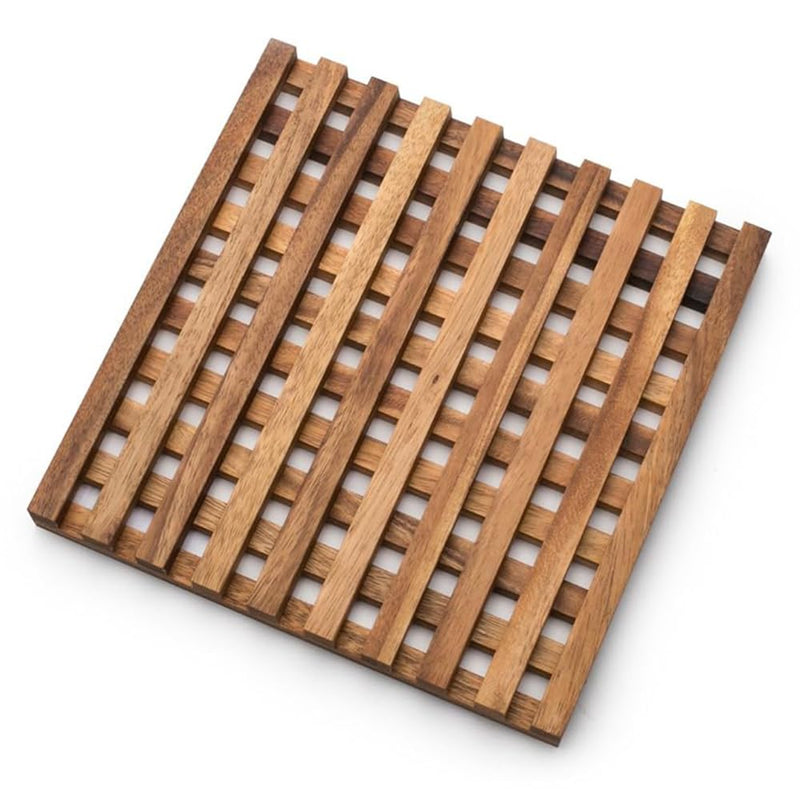 GURU JEE Handmade Wooden Trivet for Hot Dishes Pot Pan Tea Pot Holders