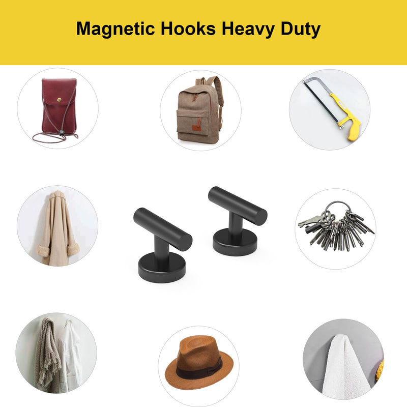 Ant Mag Magnet Hooks Heavy Duty 100lbs for Coat Hanging Strong Magnet Hangers for Metal Surface Great Organization for Cruise Cabinet Door Kitchen Room Office D32 Rounded