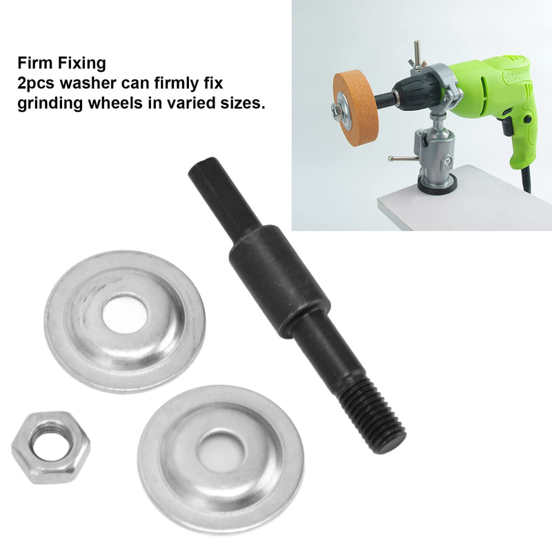 Garosa Drill Arbor Adapter Converts Drill to Grinder Firmly Fix Grinding Wheel Stainless Steel Carbon Steel Easy Installation Works with Various Sizes (8.3mm handle connecting rod) 8.3mm handle connecting rod
