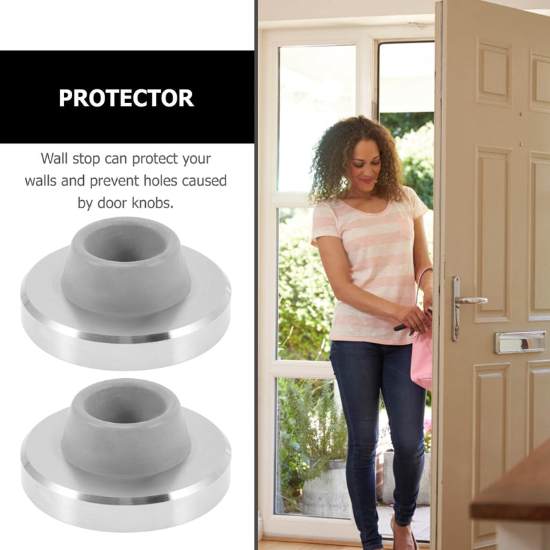 ARTIBETTER Door Wall Protector Bumper Rubber Door Stop Bumper for Wall Protection Reduces Noise Easy Install 8 Pack 2.16X2.16X1.96 in