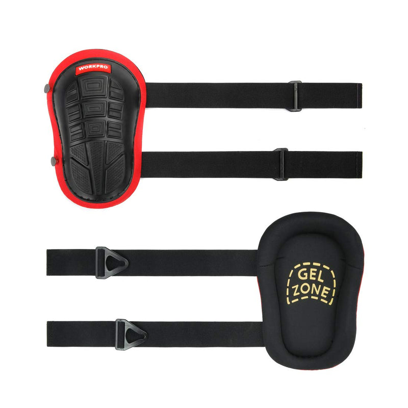WORKPRO Knee Pads for Work, Construction Knee Pads with Ergonomic Gel Cushion and Foam Padding for Gardening, Carpentry, Welding, Roofing, Cleaning Knee Pad