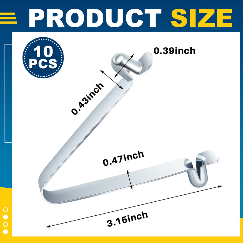 10 Pcs Scaffold Spring Retainers Coupling Locking Pins Galvanized Steel Scaffolding Pins Parts Locking Equipment