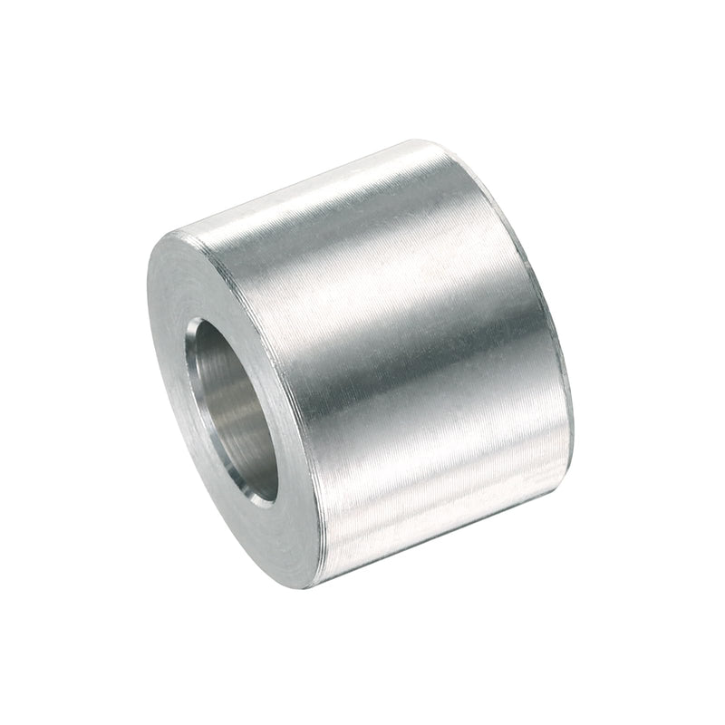 uxcell 10pcs Aluminum Spacer 1/2" Bore x 1" OD x 3/4" Length Screw Standoff Bushing Plain Finish Round Metal Spacer for 1/2 ID Screws Bolts and Rods 1/2" x 1" x 3/4" Silver Tone