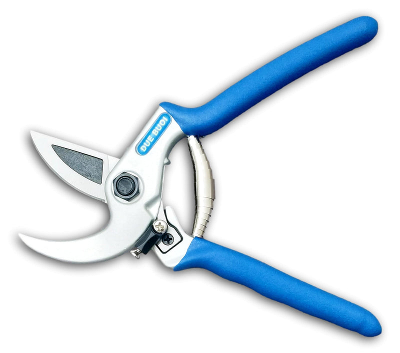 DUE BUOI B53/21 Agriculture Anvil Pruning Shears, 210mm, Aluminum Handle, Steel Blade, 7.35 oz
