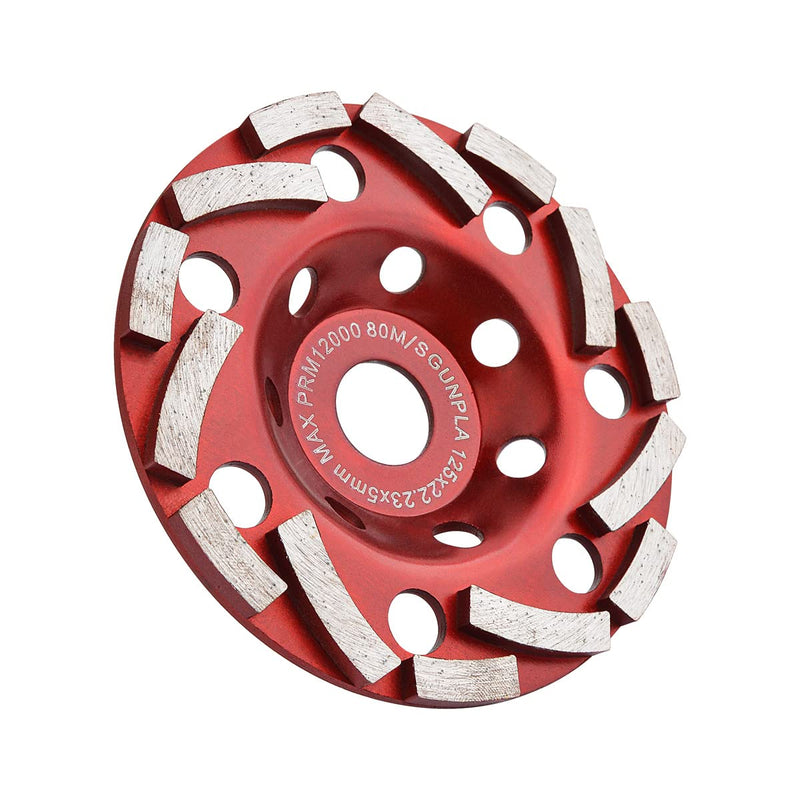 Diamond Grinding Cup Wheel 5 inch for Angle Grinder, Polishing and Cleaning Concrete, Granite, Stone, Marble, Cement, Masonry, Rock 5-Inch