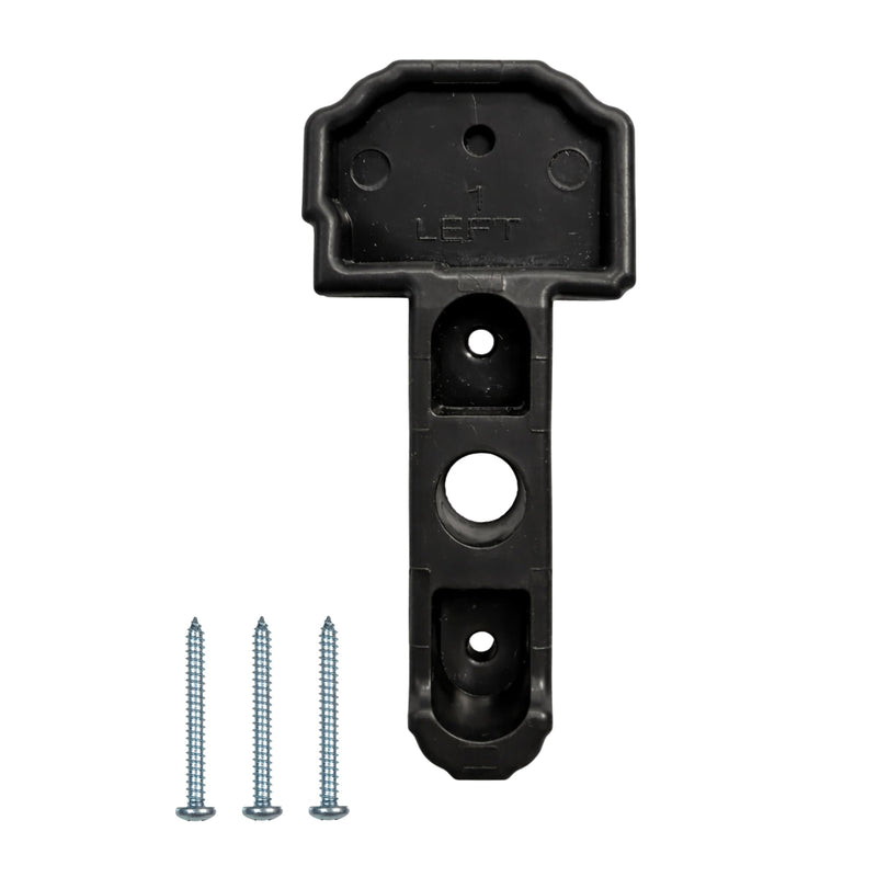 Left Astragal Boot Seal, Durable Rubber End Cap for Wood, PVC, or Composite Astragals, Weatherproof Replacement for Exterior Double Doors, Avodah Hardware