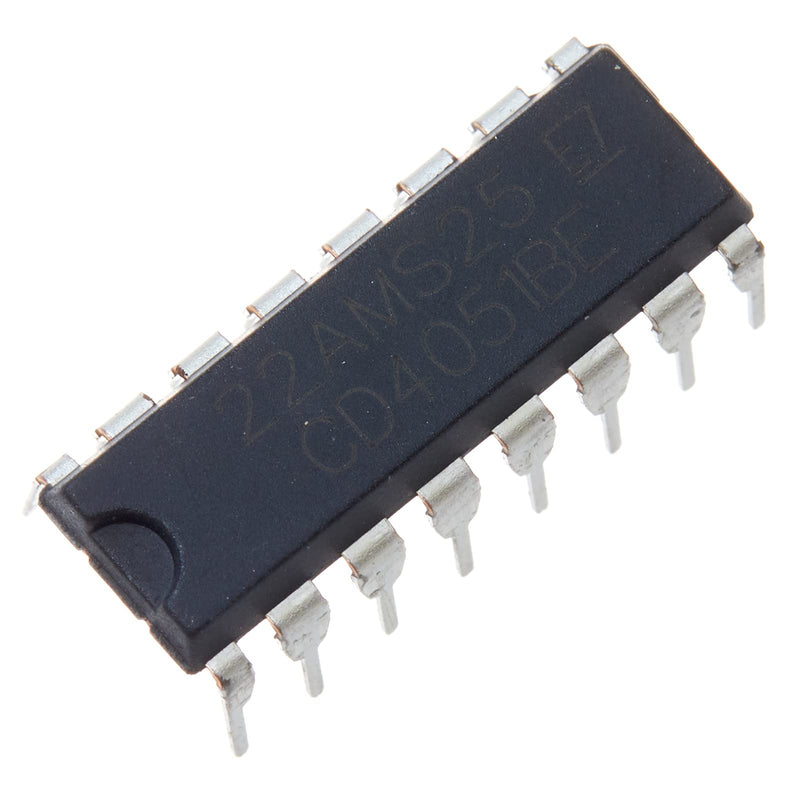 10pcs CD4051 4051 CMOS Analog Multiplexers/Demultiplexers Single 8-Channel with Logic Level Conversion IC,DIP-16.