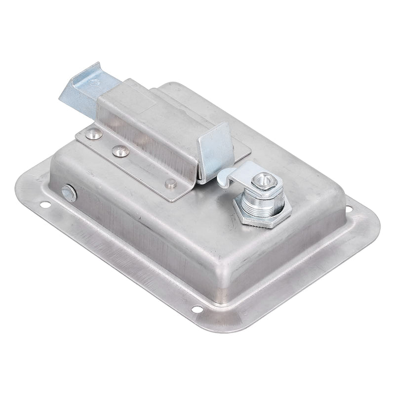 Yctze RVs Gate Latches Flush Mount Paddle Door Latch Weatherproof 304 Stainless Steel Toolbox Lock with 2 Keys for RVs Trailers
