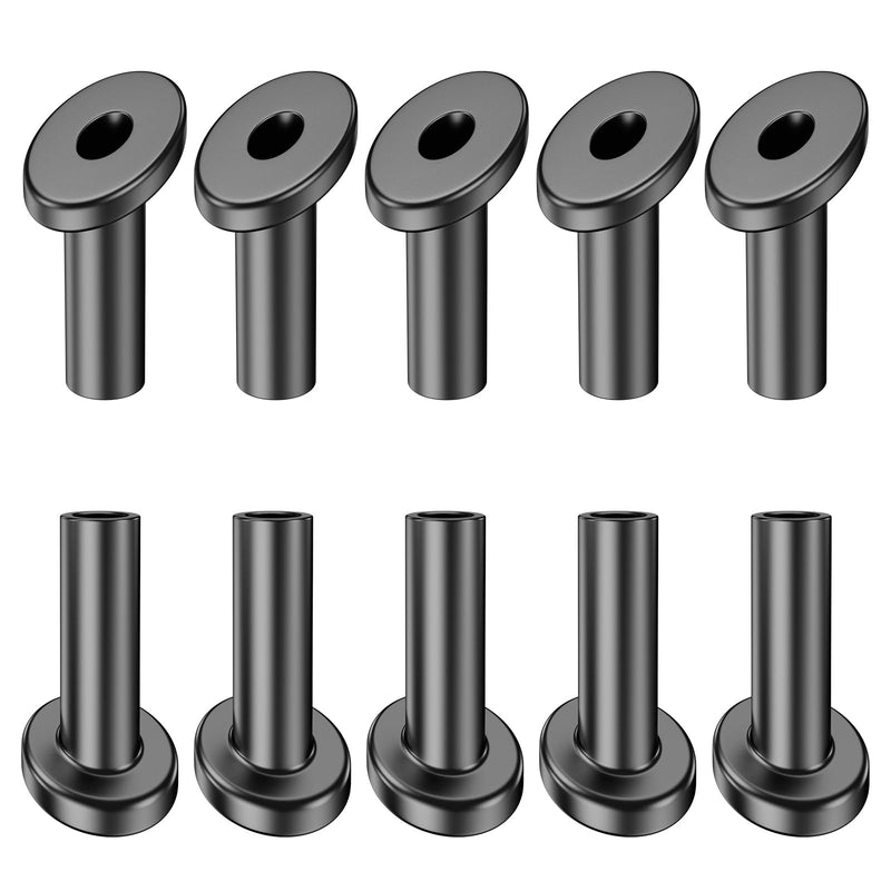 BLIKA 80Pack 25°-35° 1/8" Black Cable Railing Angle Protector Sleeves 1/8" 80
