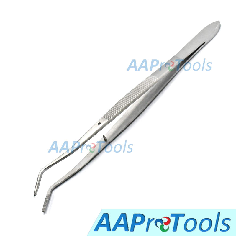 Meriam Foil Dental Cotton Tweezer Serrated Angled Beak Dressing Pliers Surgi Forcep Diagnostic Instruments