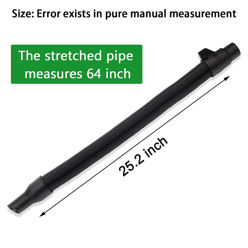 14-37-0105 18V/28V Wet/Dry Vacuum Hose Assembly Internal Storage Compatible with Mil-waukee 0880-20 0780-20 0970-20 18V/28V Wet/Dry Vacuum, 14-37-0016