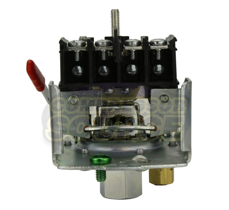Square D Pumptrol Pressure switch for compressed air compressor 9013FHG12J52M1X 95-125 psi With Unloader & On/Off Lever (Paks)