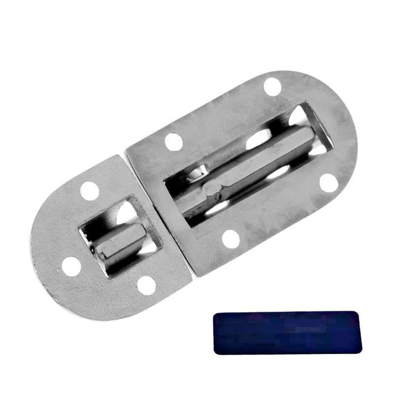 60/90/110mm Marine Boat Door Window Lock Latch ，Stainless Steel 316 Slide Barrel Bolt Clasp Sliding Hasp Locks Push Pull Toggle Buckle W/Friction pad (2PCS, 110mm) 2PCS