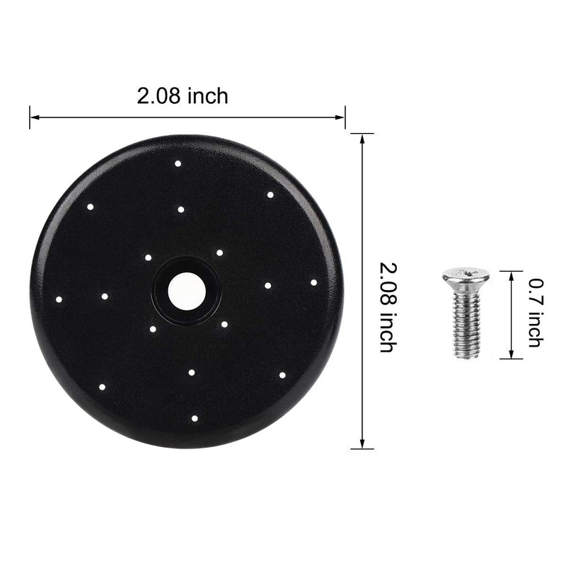 KWODE Pre-rinse Spray Valve Repair Kit for All Commercial Sink Sprayer Spray Face Bumper and Screw Repair Part Black