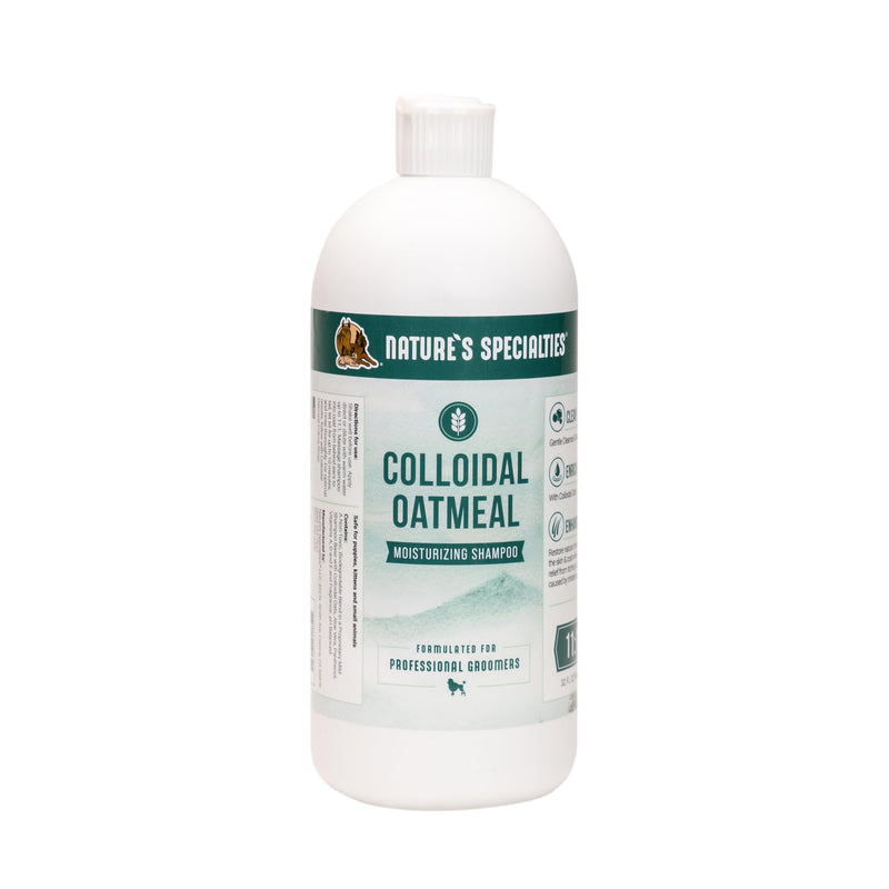 Nature's Specialties Mixing Bottle and Dog Shampoo Concentrate Bundle, Easy to Read Measurements Mixing Bottle 32 oz, Colloidal Oatmeal Creme Rinse Dog Conditioner Concentrate 32 oz - PawsPlanet Australia