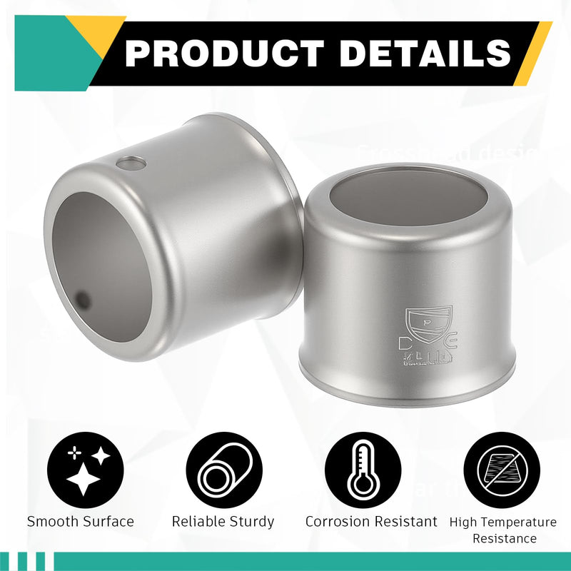Kathfly 200 Pack 1/2" PEX Fittings Stainless Steel Press Sleeve Replacement 0.5 Inch