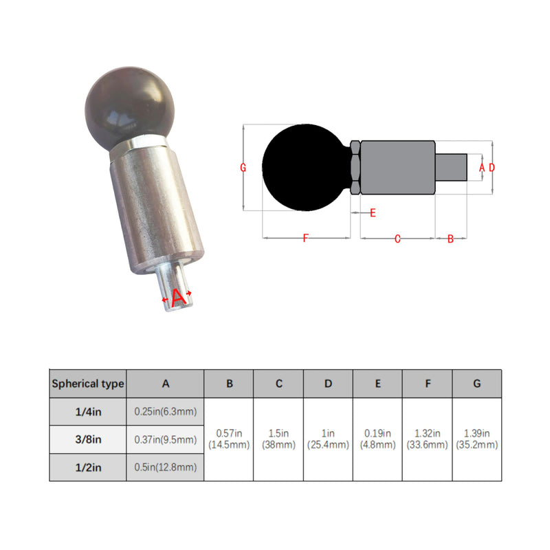 Handle Locking Spring-Loaded Pull pin, Welded Steel Body Column Positioning pin,Black Handle Lever knob (2, Q-Handle Dia:1/2in) 2