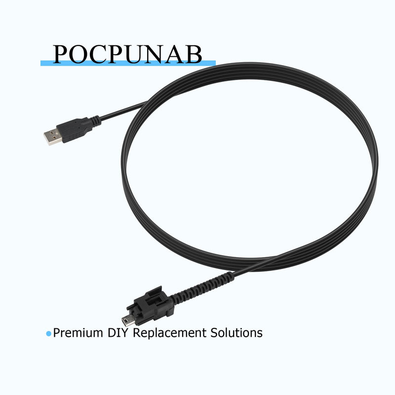 404032 USB Cable Compatible with Nexiq USB Link 2 & 3, Latching Replacement Cord for Truck Diagnostic Data Transmission, Wired Adapter Port Connector to Laptop for Cummins Inline 7, 13ft