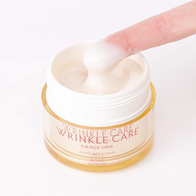 Grace One Wrinkle Care Moist Gel Cream, 3.5 oz (100 g), Moisturizing (Wrinkle Improvement, All-in-One Gel) - NewNest Australia