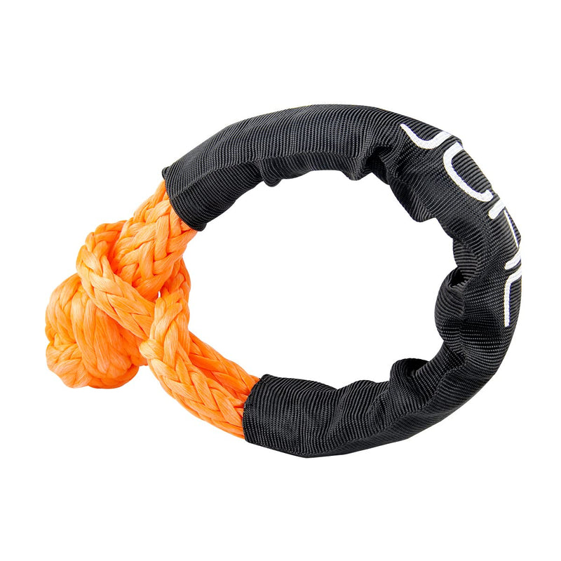 Soft Shackle Synthetic Road Recovery Rope 1/2' X 23 Inch 56000LBS Breaking Strength Tow Shackles for Sailing SUV Off Road Towing ATV Recovery 2 Pack