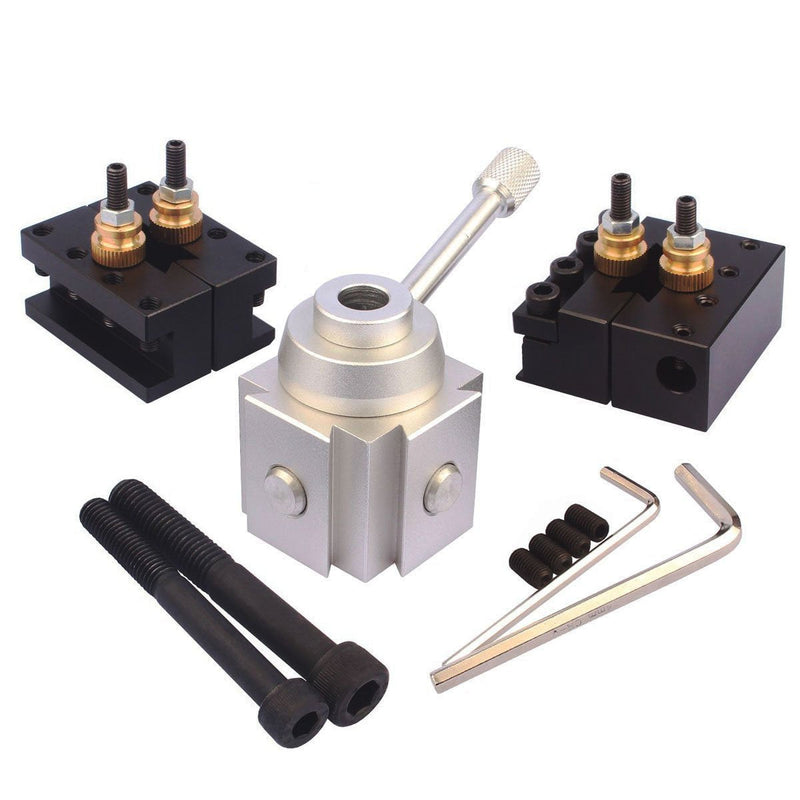 Mini Lathe Quick Change Tool Post & Holders Multifid Tool Holder Kit Set for Table