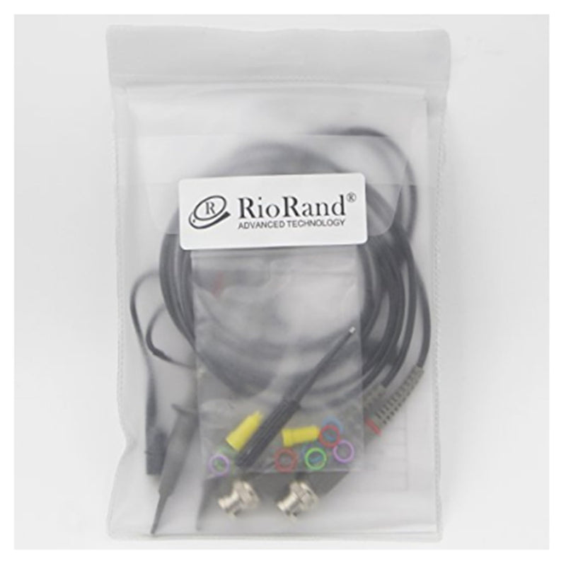 RioRand 2-Pack PP150 100 MHz Oscilloscope Clip Probes with Accessory Kit (2PCS) (B) B