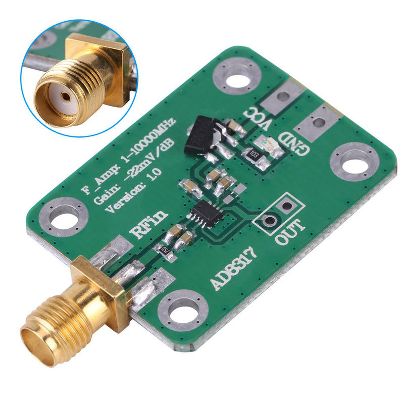 Logarithmic Detector, 1M-10000MHz AD8317 Radio Frequency Logarithmic Detector Power Meter, for Power Detection/Radio Frequency Detection