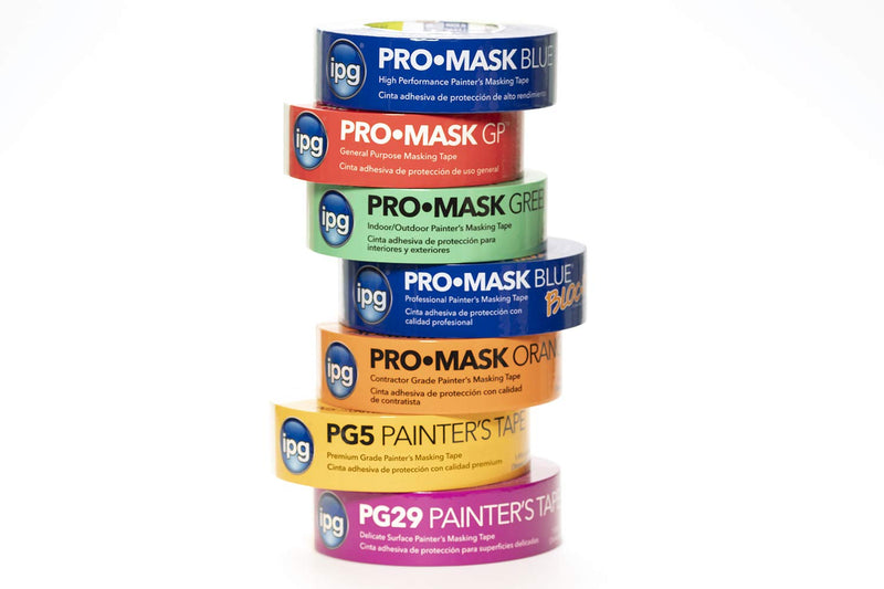 IPG PMD24 Blue ProMask, 14-Day Painter's Tape, 0.94" x 60 yd Single Roll