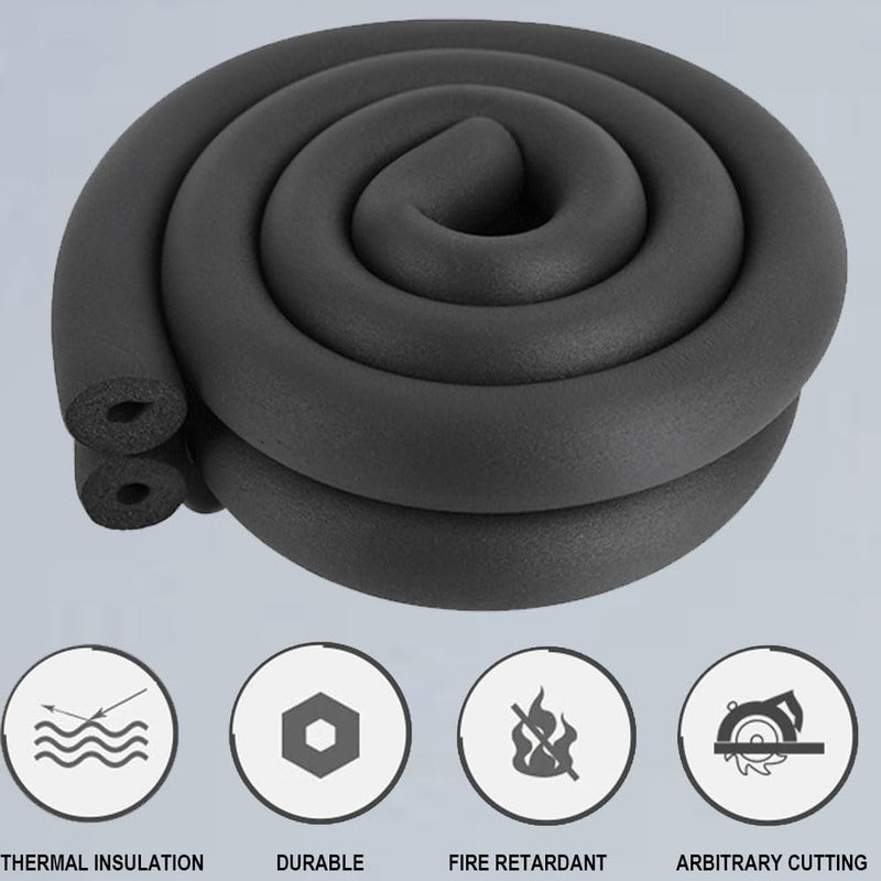 Pipe Insulation,Foam tubing 1inch (1" ID , 6FT) for Pipeline,Guitar Rack , Utensils,and Roof Rack, etc (1 x 1-23/32) 1 x 1-23/32