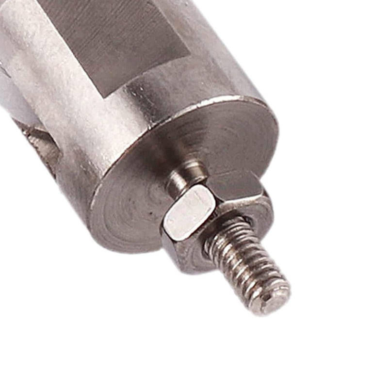 NUEAYMS Roller Contact Point for Dial Gauge 10mm Diameter Wheel M2.5 Thread Dial Gauge Accessories Stainless Steel Dial Metric Dial Contact Point Dial Holder 1/4 Dial