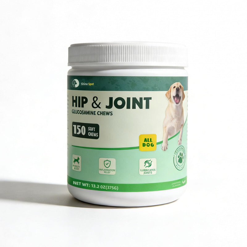 Glucosamine for Dogs 150pcs Joint Support Supplement Dog Hip and Joint Chondroitin Chews Treats with MSM, Omega3, Dog Joint Pain Relief Mobility Supplements Chicken Flavor Fit All Breed