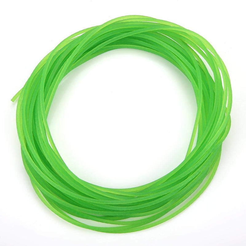 High-Performance Polyurethane Belt Green Rough PU Polyurethane Round Belt for Drive (2mm×10m)