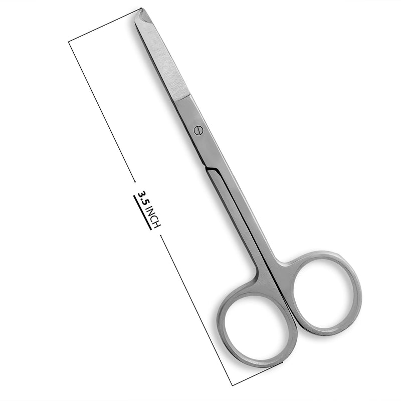 SURGICAL ONLINE Precision Spencer Suture Scissors - 3.50" Length, Small Tips Design, Hook Shaped Tip, Reusable Scissors.