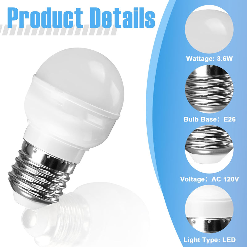 Earthtec W10565137 W11043014 Replacement for Whirlpool Freezer Refrigerator LED Light Bulb W10865849 W10837631 W10745744 W10805744 W10837631 W11338583 W11196500