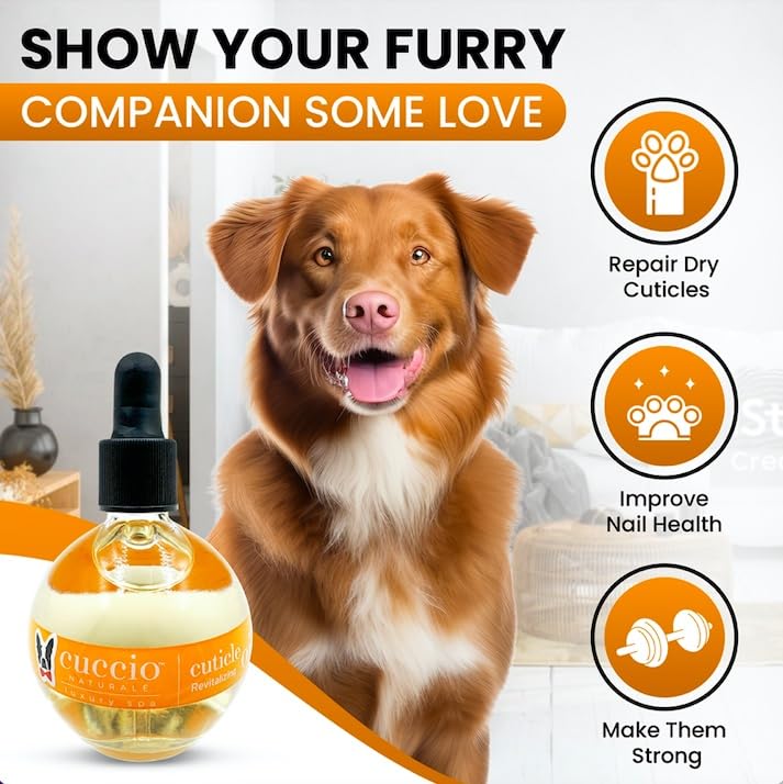 Warren London Dog Cuticle & Nail Revitalizing Oil | Moisturize, Strengthen, and Nourish | Vitamin E - Cruelty-Free, Non-Greasy Formula | Gentle Daily Care for Healthy Dog Nails & Paws - PawsPlanet Australia