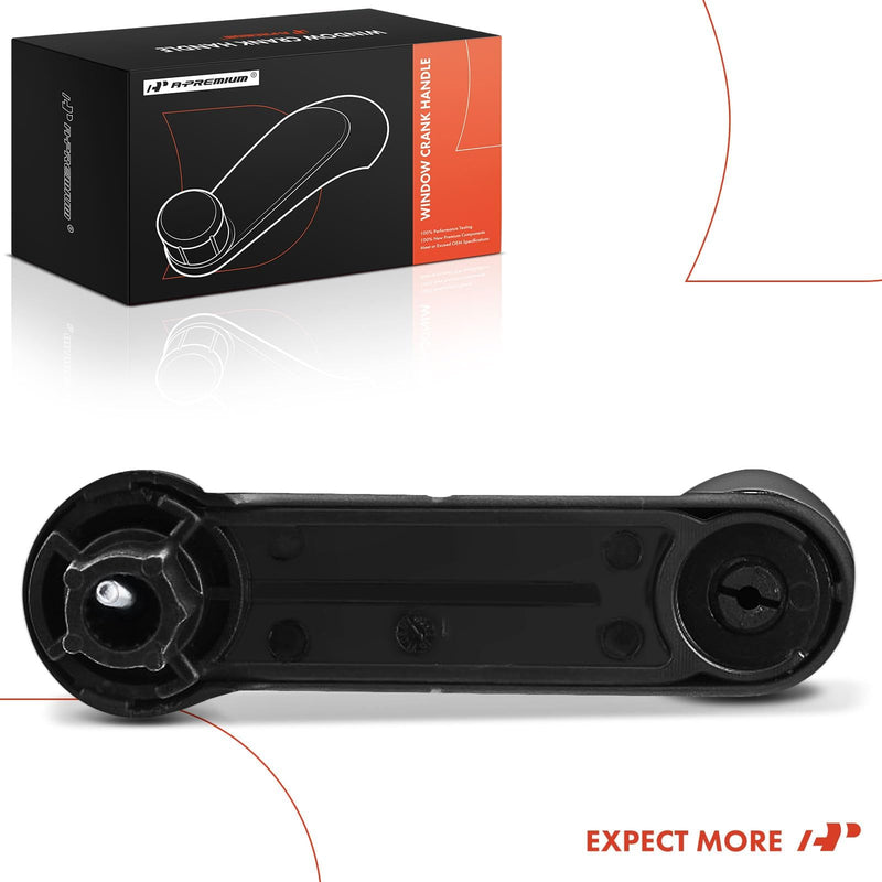 A-Premium Window Crank Handle Compatible with Ford, Lincoln & Mazda Models - F150 F250 F350 F450 F550 Super Duty, Ranger, Excursion, E-Series, Mark LT, B2300, B2500, B3000 - Driver or Passenger Side