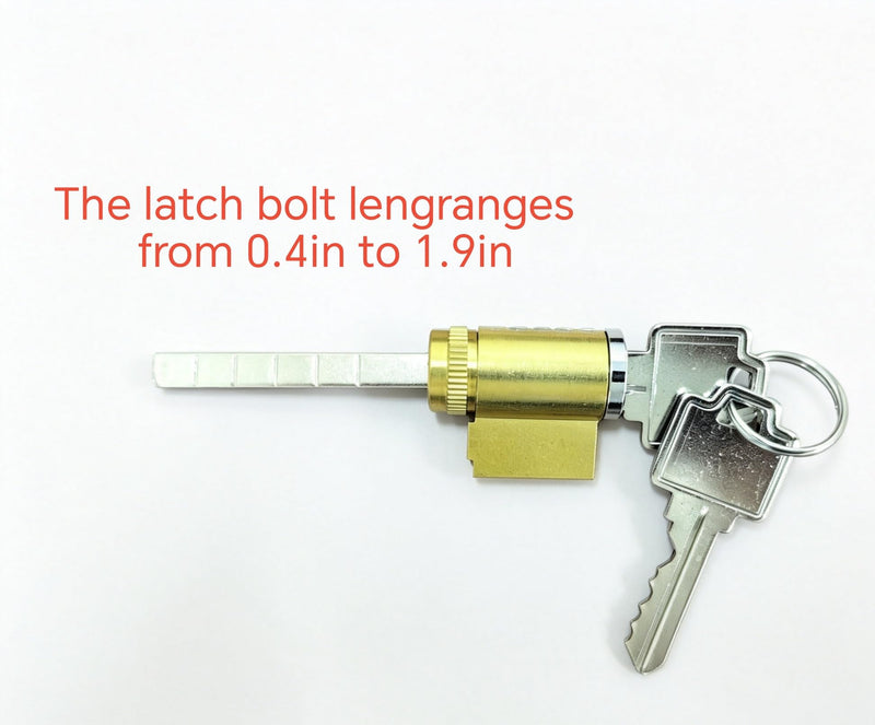 Sliding Patio Door Handle Set, Natural Wood Interior & White Zinc Exterior(White), With Keyed , Fits 3-15/16" Hole Spacing, Universal Easy Install Replacement for Sliding Glass Doors.Pull Handle Set