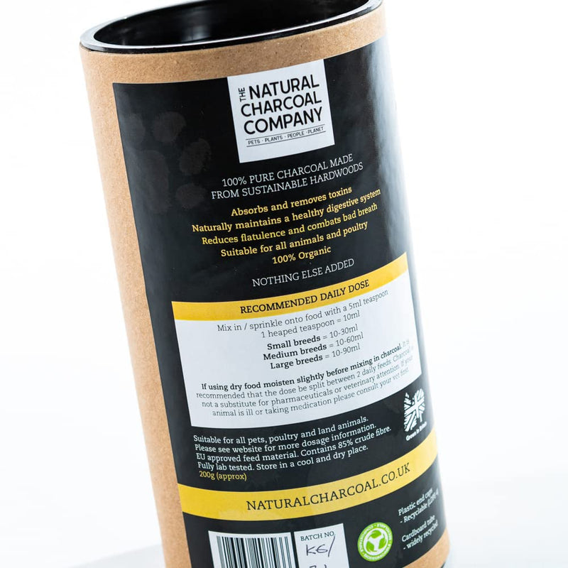 Charcoal for Dogs - Naturally Activated Digestion Aid - 200g - PawsPlanet Australia