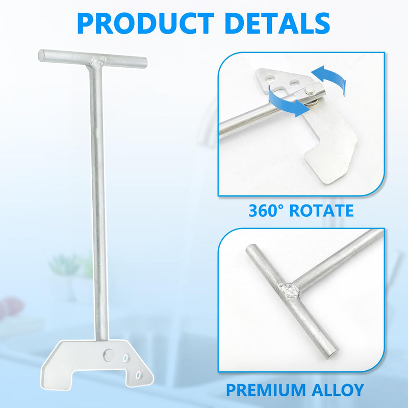 Garbage Disposer Unjamming Wrench Compatible for Moen Garbage Disposals,Conveniently Removes Kitchen Sink Clogs and Clutter from Above The Sink