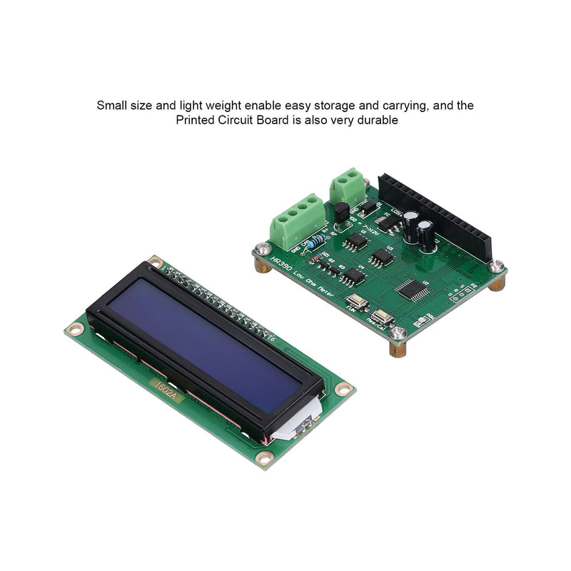 Walfront HR390 Low Ohmmeter Milliohm Meter Milli Ohmmeter Measure Capacitance High Accuracy 0~120Ω 10pf~20000uf with 2 Clips