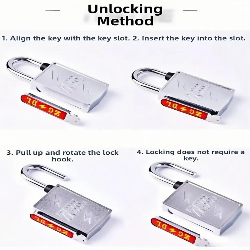 Keyless Hole Magnetic Padlock， 30mm Outdoor Weatherproof Lock， Waterproof Rust Proof Anti-Pry Combination Lock for Gates， Sheds， Toolbox， Fence， Cabinets & Storage