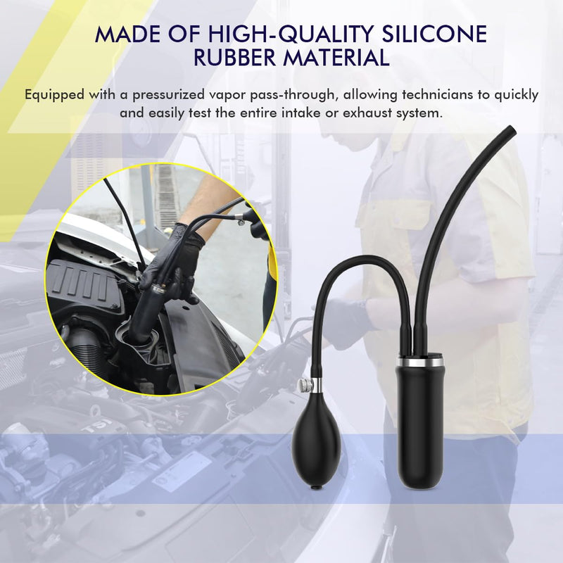 Universal Bladder Adapter Automotive Smoke Machine Inflatable Bladder, EVAP Smoke Machine Leak Tester Inflatable Bladder, Smoke Leak Detector Adaptor Intake Exhaust Leak Detector Tool