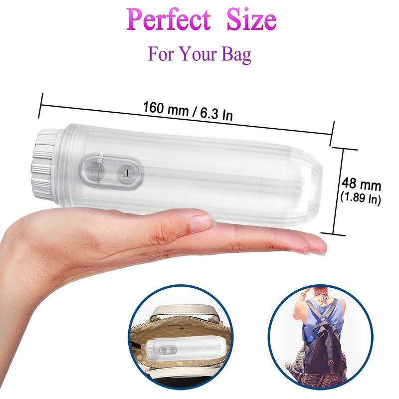Portable Bidet - Mini Foldable Handheld Personal Travel Bidet with 2 Pressure Options Electric Sprayer Toilet for Personal Hygiene Cleaning/Soothing Postpartum Care/Perineal & Hemmoroid Treatment While